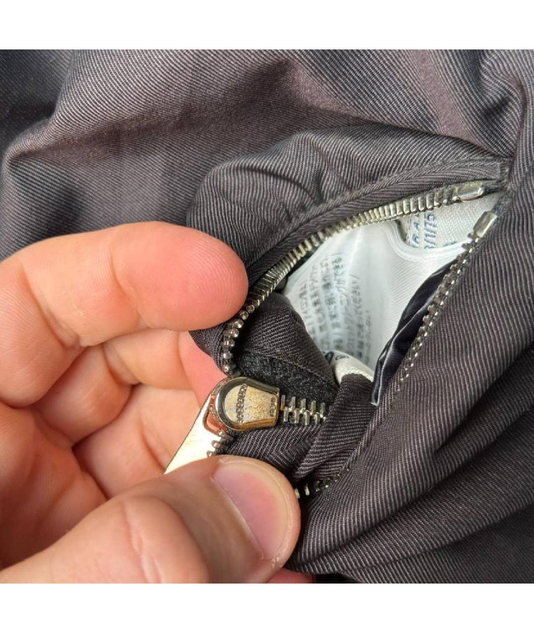 MONCLER Черный пуховик, фото 4