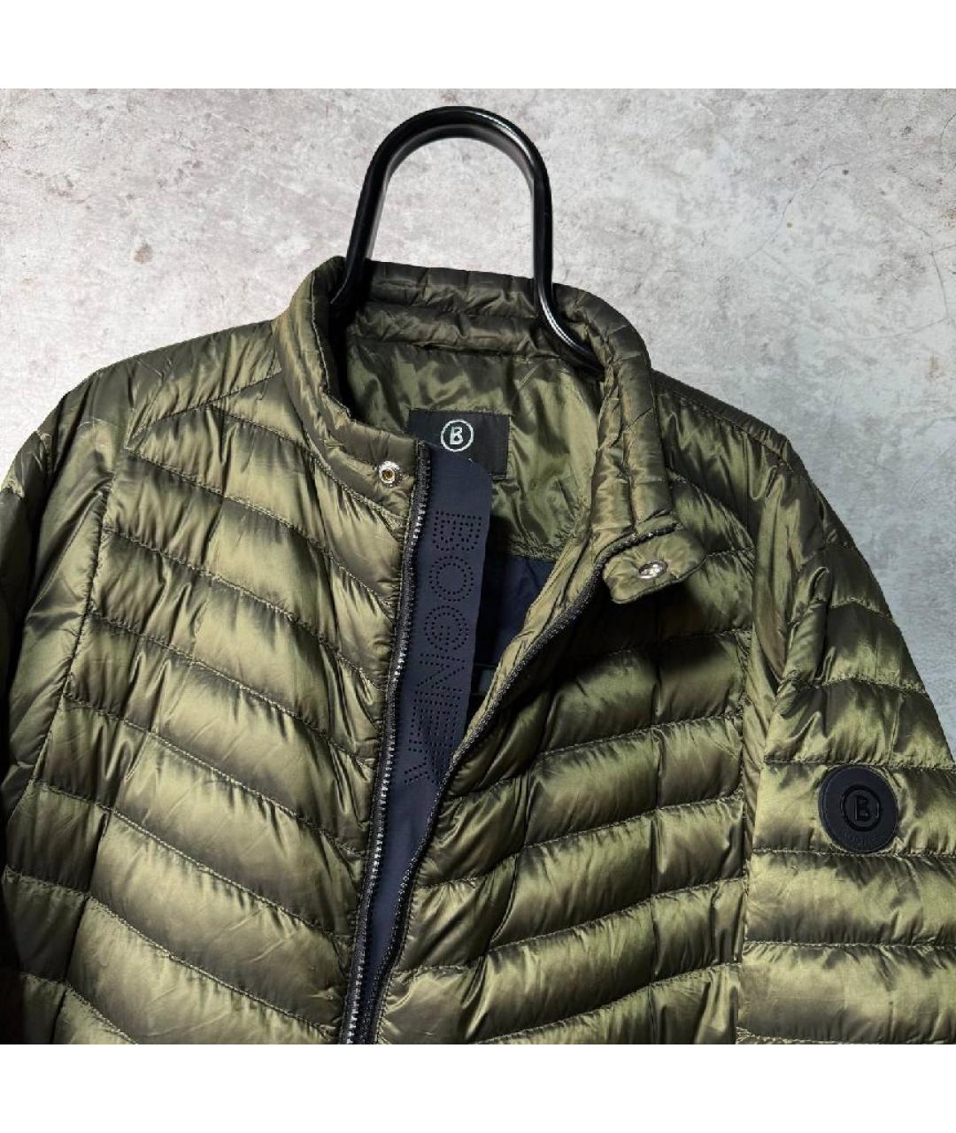 BOGNER Зеленый полиамидовый пуховик, фото 2