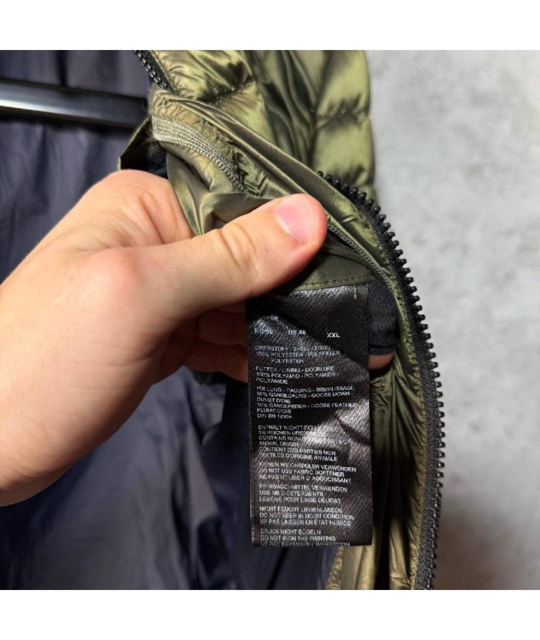 BOGNER Зеленый полиамидовый пуховик, фото 7