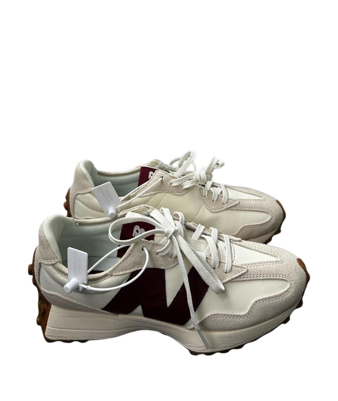 NEW BALANCE Бордовые замшевые кроссовки, фото 1