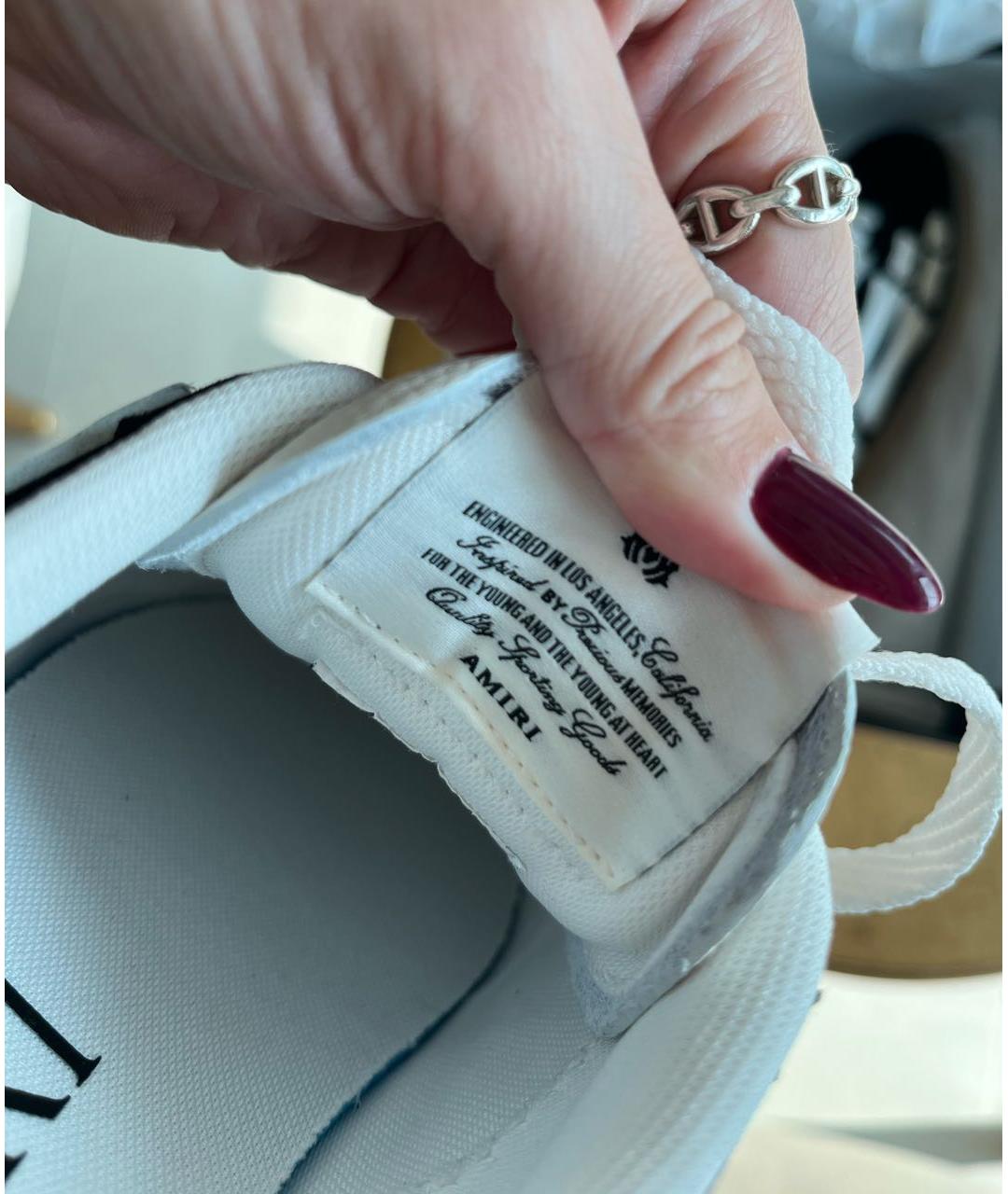 AMIRI Черные замшевые кроссовки, фото 6