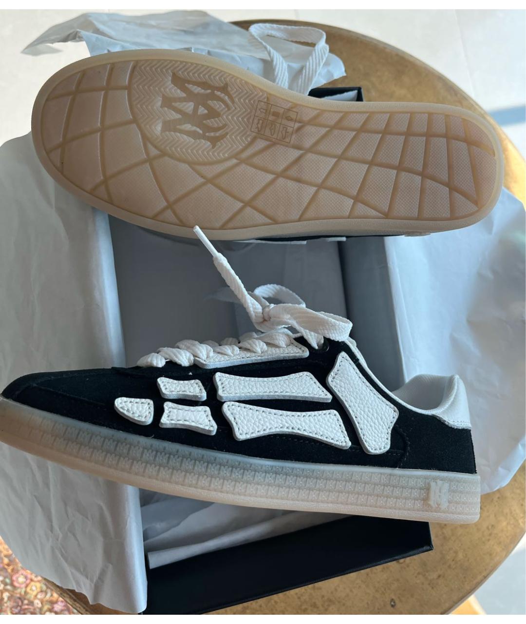 AMIRI Черные замшевые кроссовки, фото 5