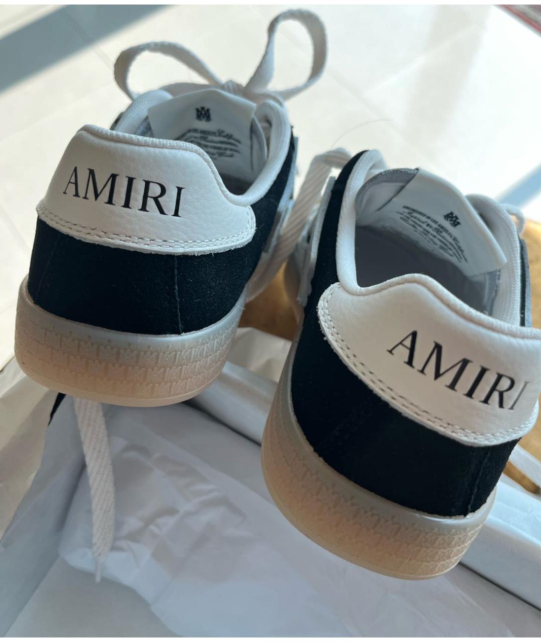 AMIRI Черные замшевые кроссовки, фото 4