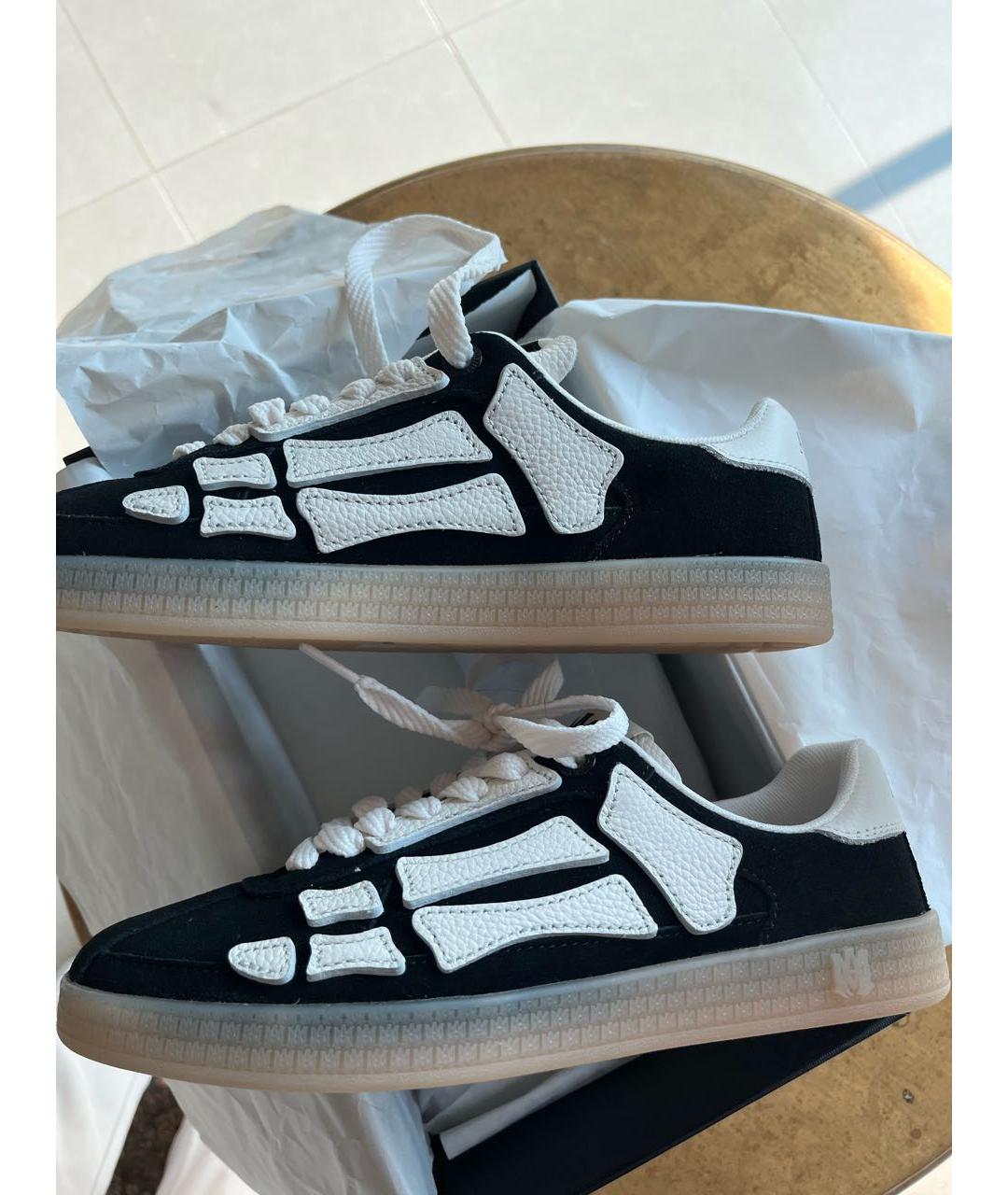 AMIRI Черные замшевые кроссовки, фото 7