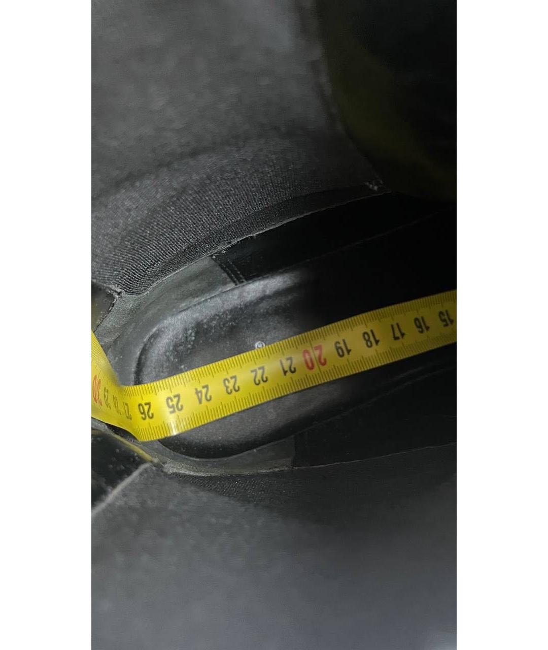 LOUIS VUITTON Черные кожаные ботинки, фото 6