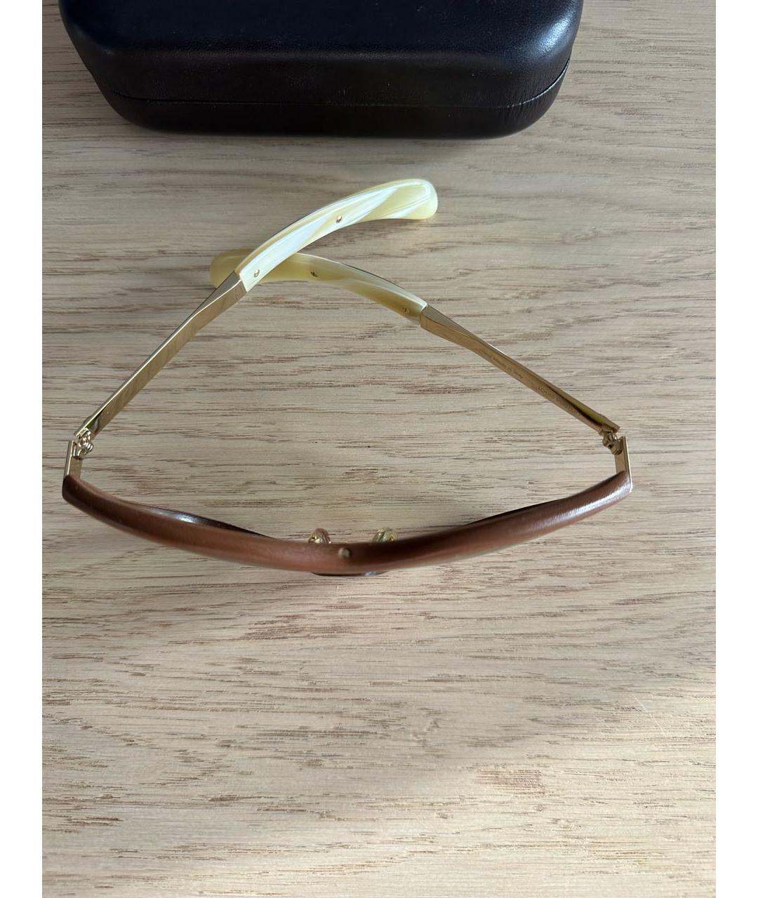 LOUIS VUITTON Зеленые пластиковые солнцезащитные очки, фото 4