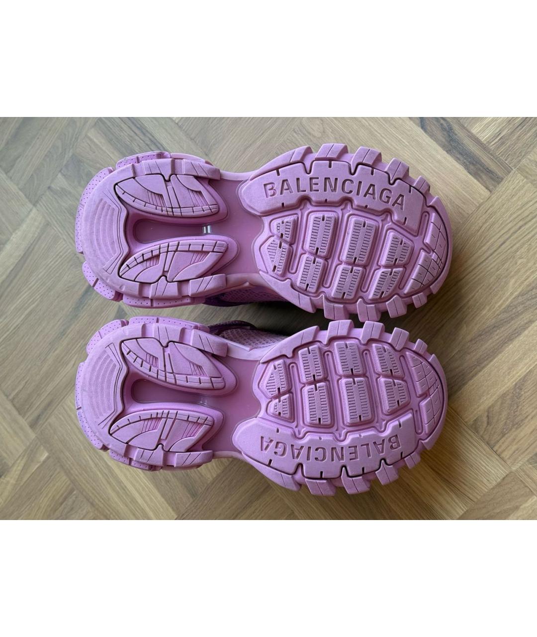 BALENCIAGA Розовые синтетические кроссовки, фото 8