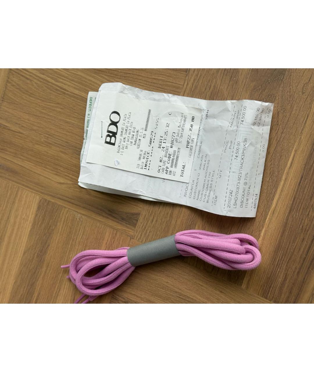 BALENCIAGA Розовые синтетические кроссовки, фото 6