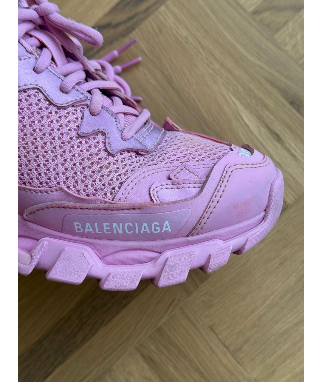 BALENCIAGA Розовые синтетические кроссовки, фото 3