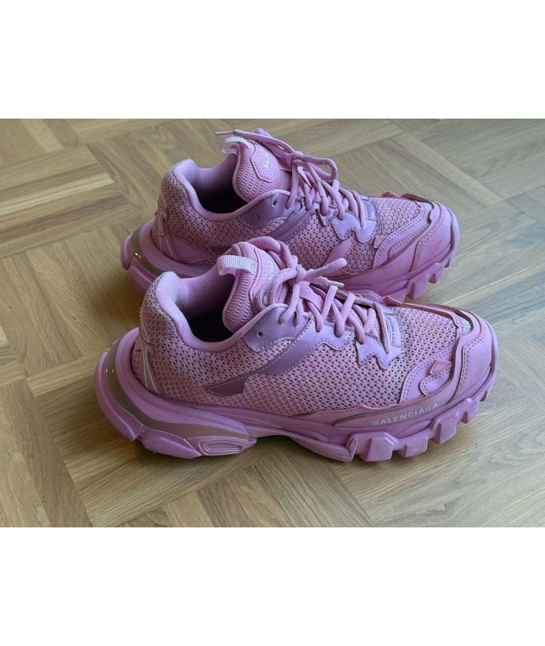 BALENCIAGA Розовые синтетические кроссовки, фото 2