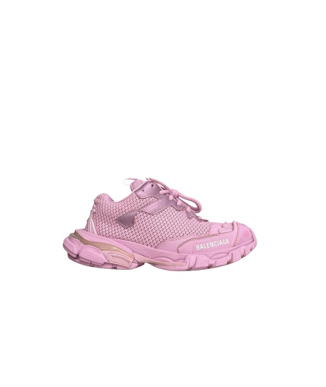 BALENCIAGA Розовые синтетические кроссовки, фото 7