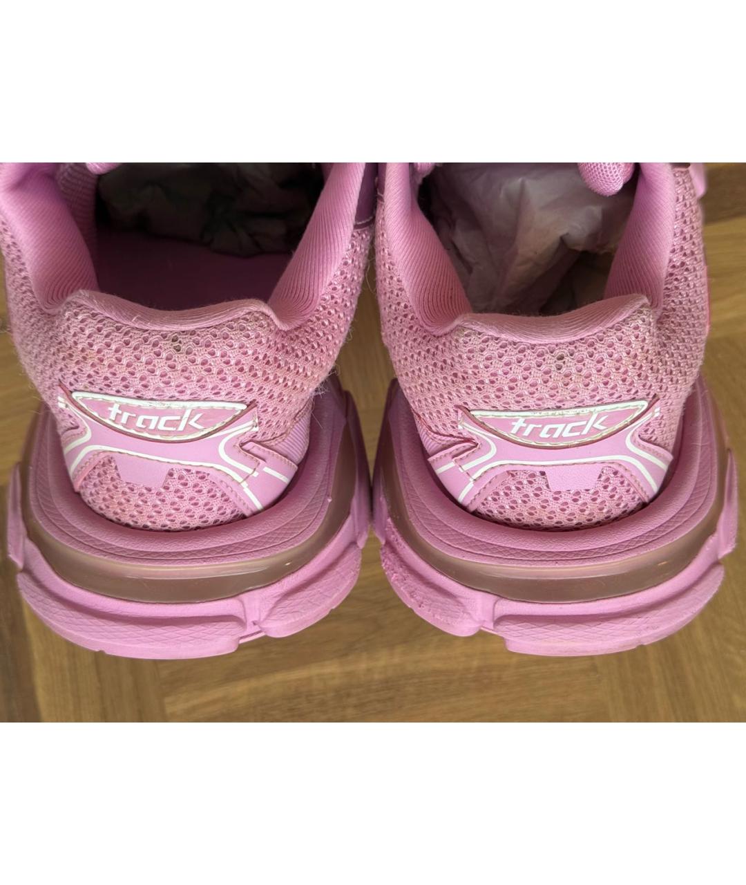 BALENCIAGA Розовые синтетические кроссовки, фото 5