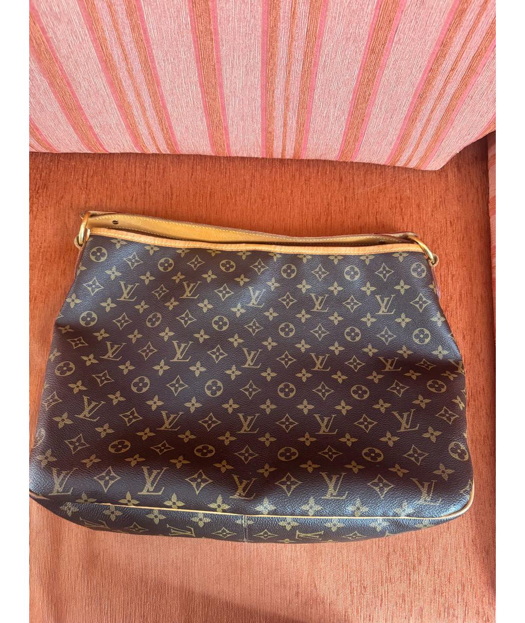 LOUIS VUITTON Коричневая сумка через плечо, фото 3