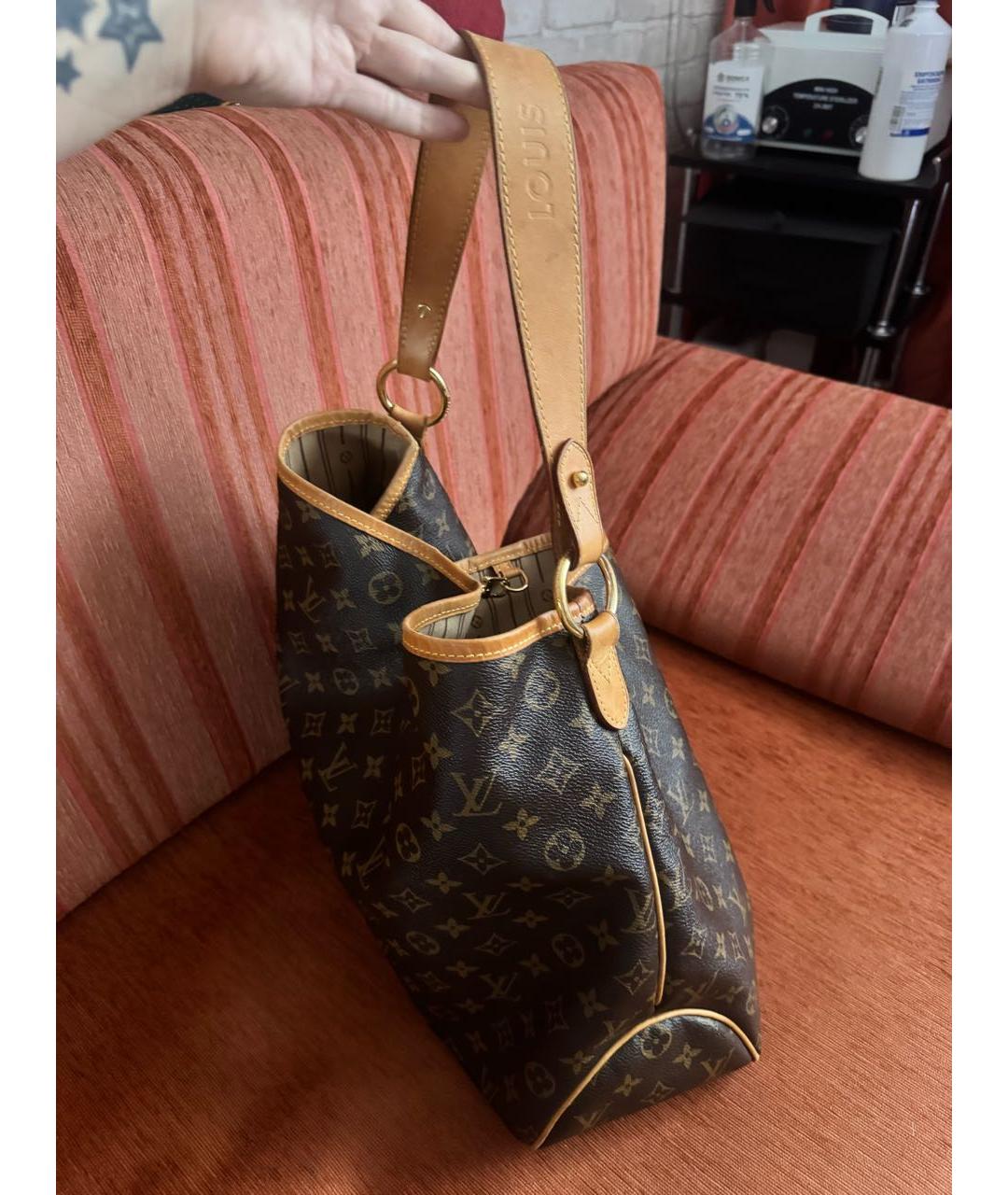 LOUIS VUITTON Коричневая сумка через плечо, фото 2