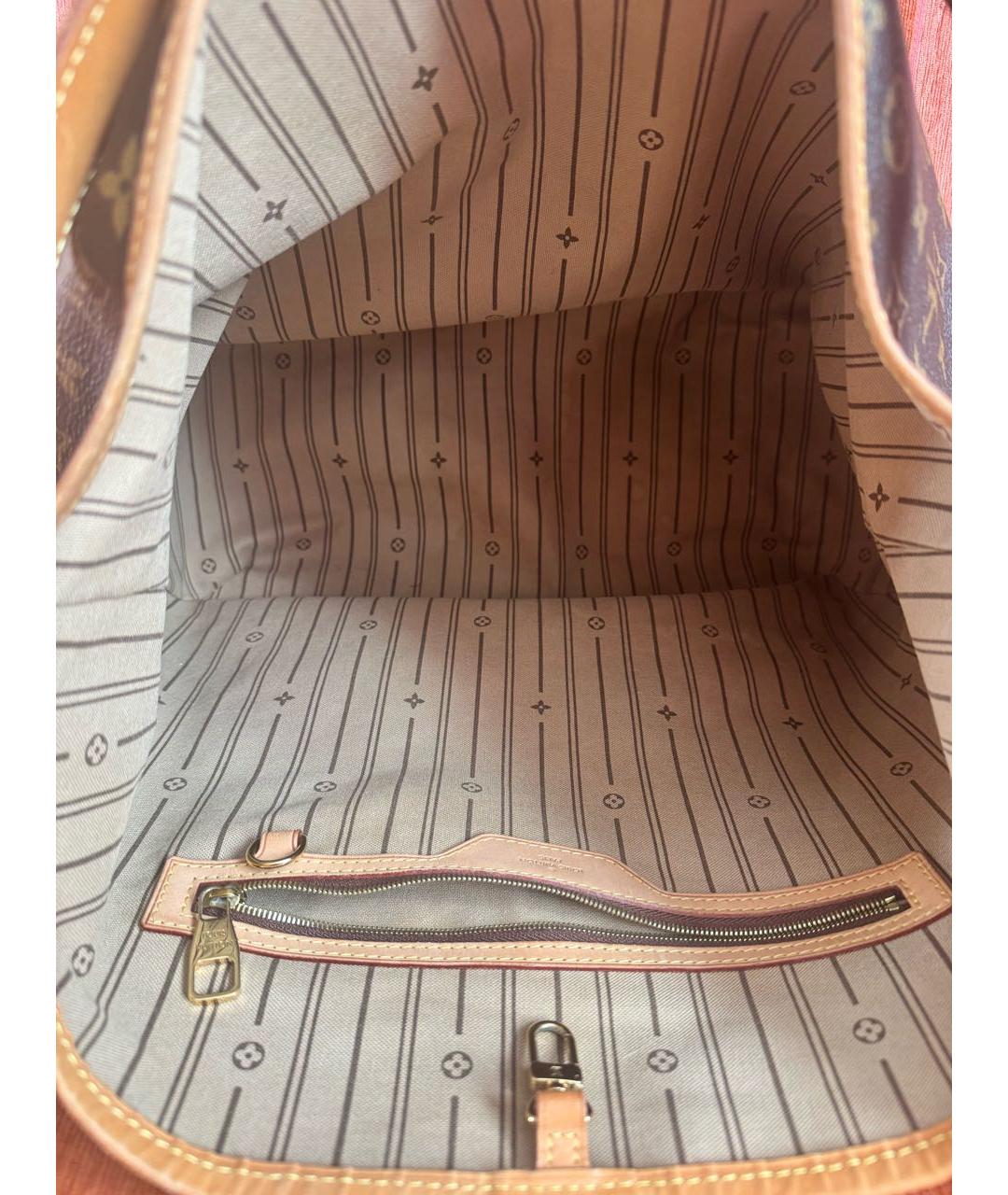 LOUIS VUITTON Коричневая сумка через плечо, фото 4