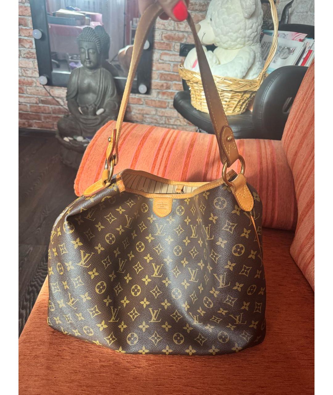 LOUIS VUITTON Коричневая сумка через плечо, фото 9