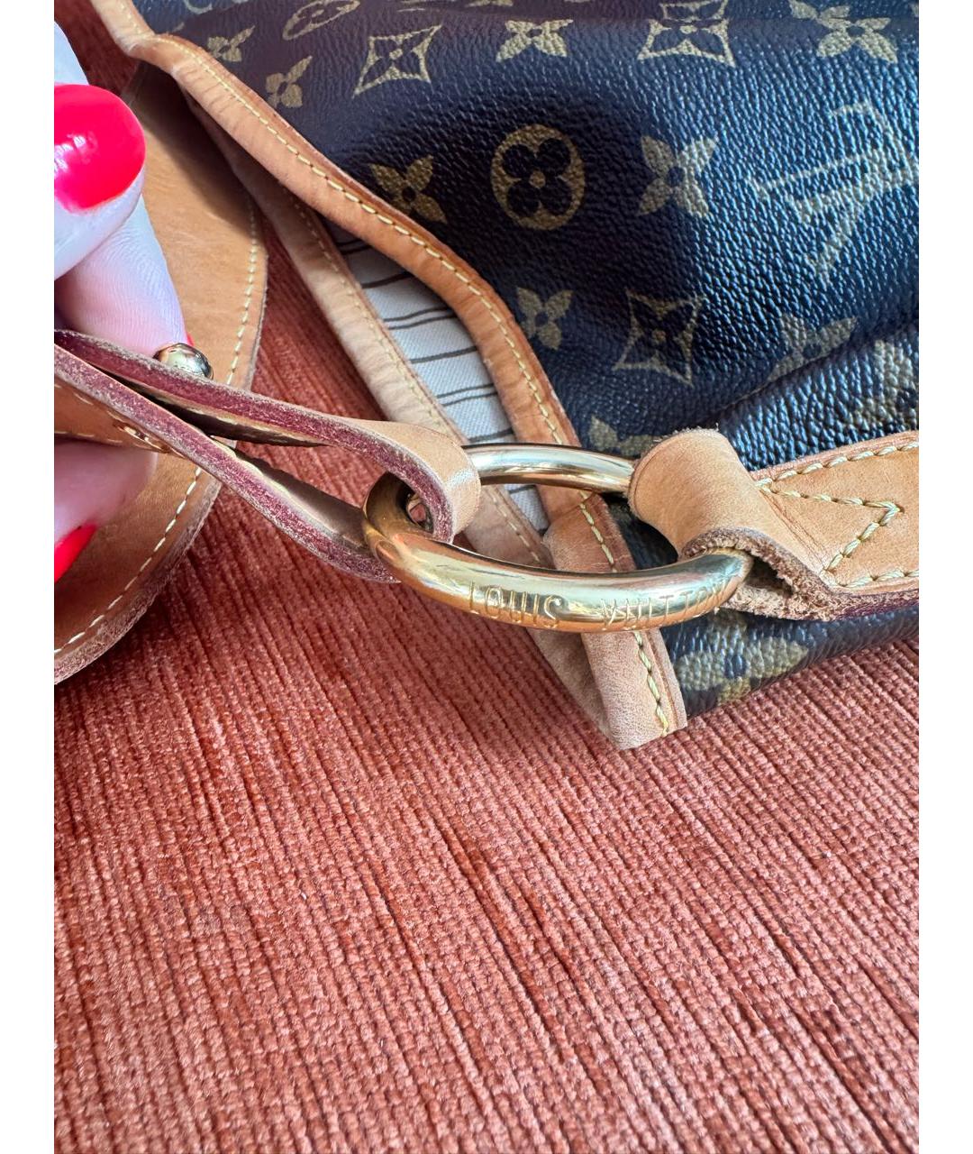 LOUIS VUITTON Коричневая сумка через плечо, фото 8