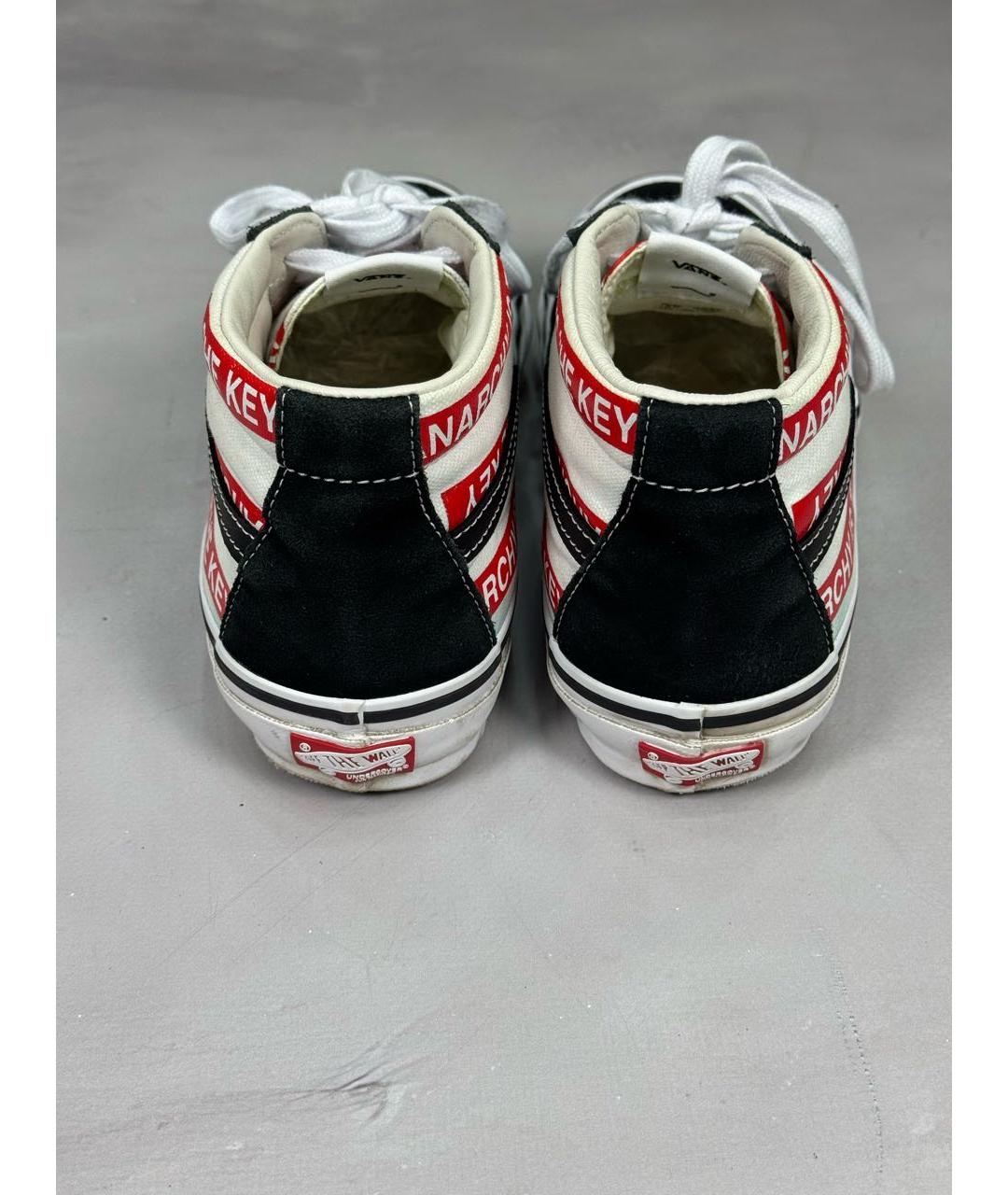 UNDERCOVER Черные замшевые высокие кроссовки / кеды, фото 4