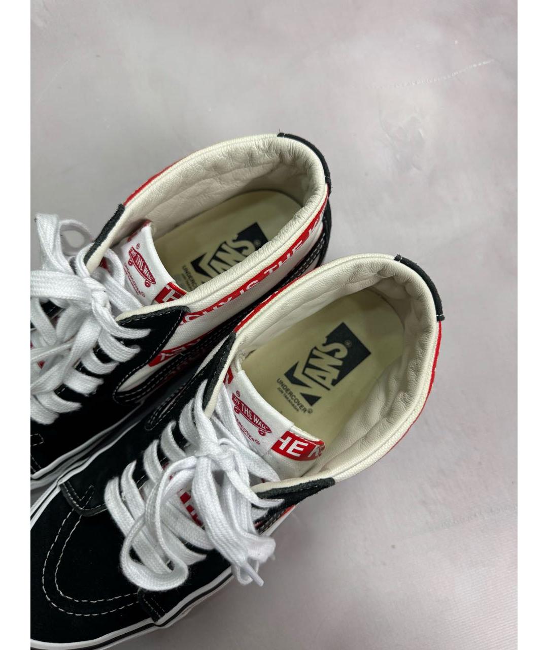 UNDERCOVER Черные замшевые высокие кроссовки / кеды, фото 6