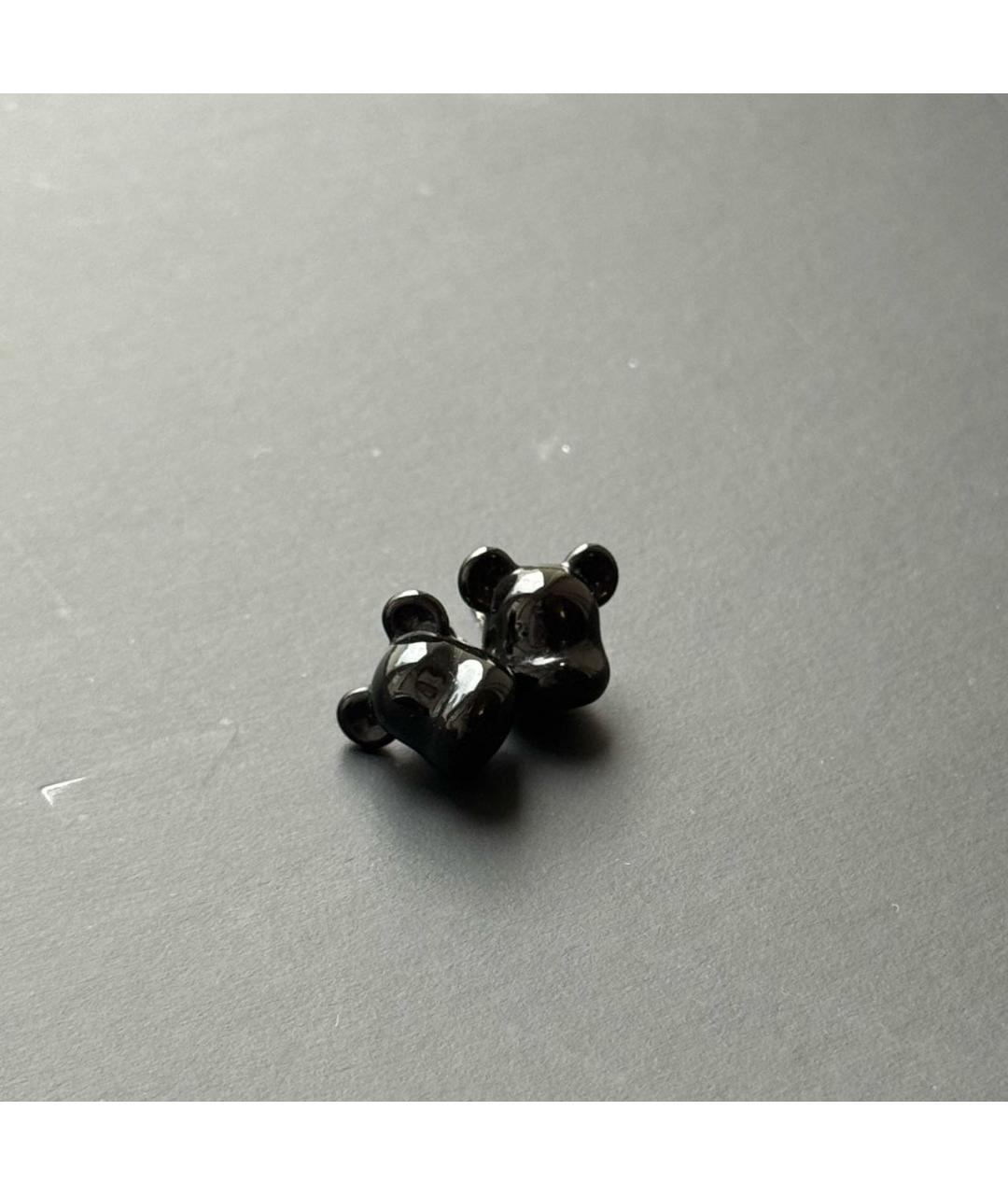 BACCARAT Черные стеклянные серьги, фото 5