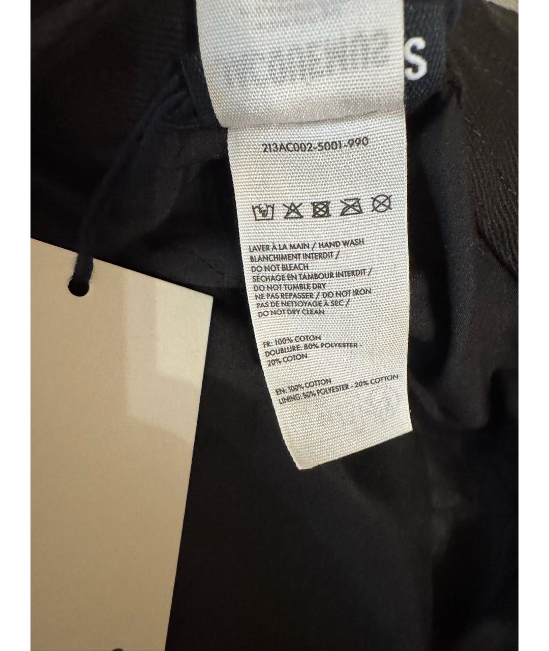 JACQUEMUS Черная хлопковая панама, фото 8