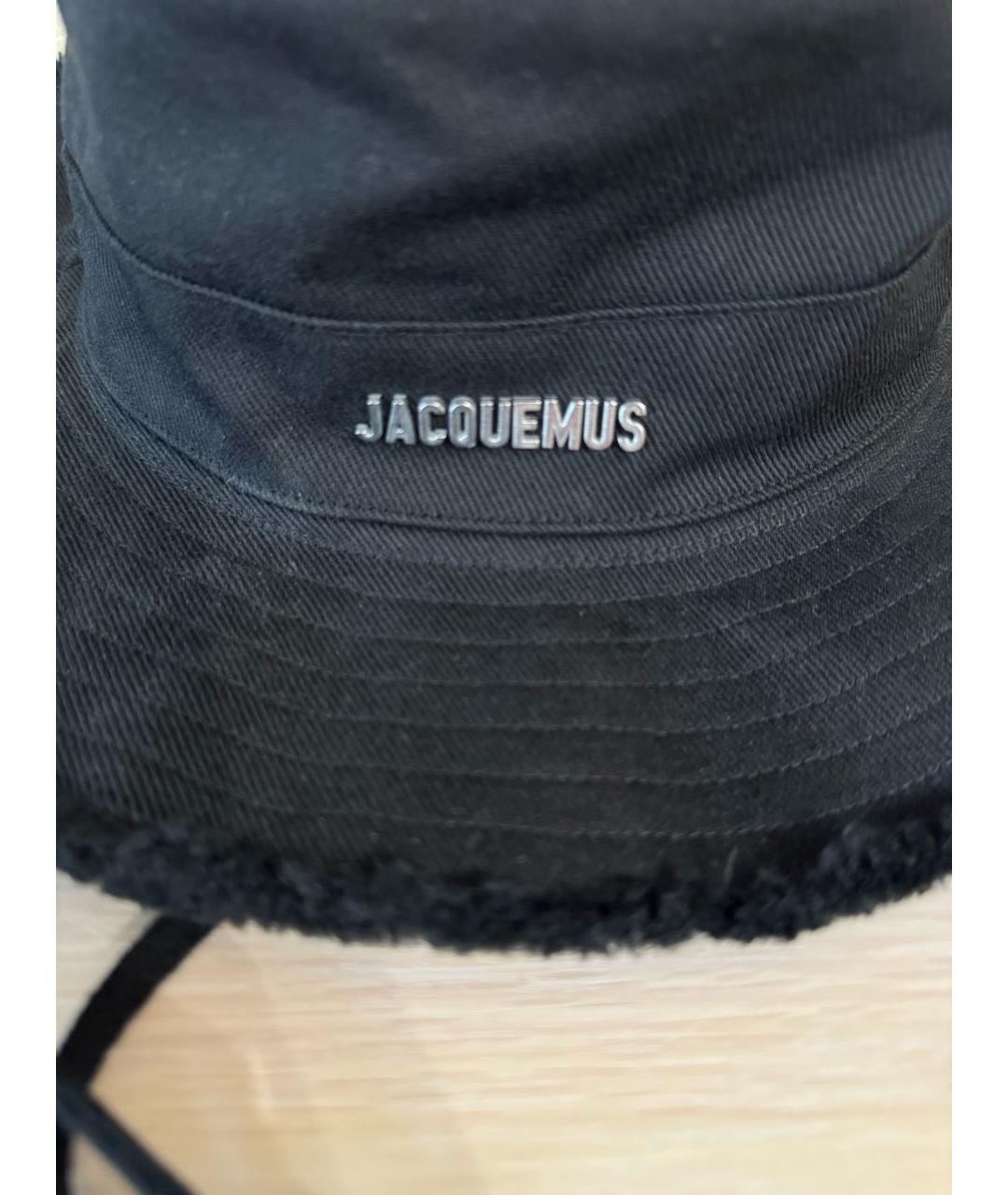 JACQUEMUS Черная хлопковая панама, фото 3