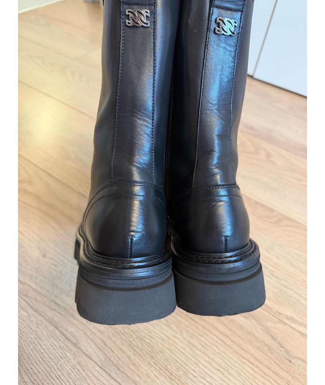 CASADEI Черные кожаные ботинки, фото 4