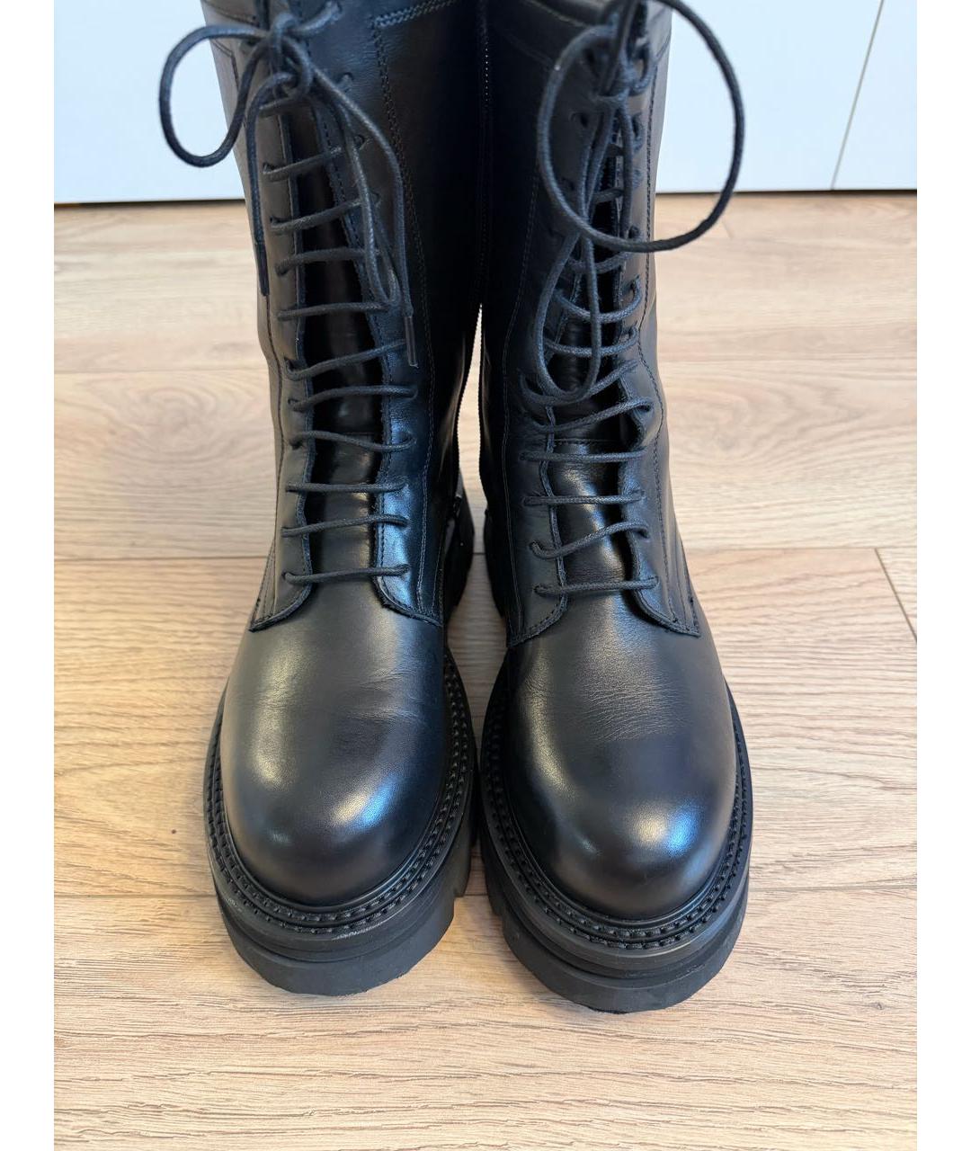 CASADEI Черные кожаные ботинки, фото 2