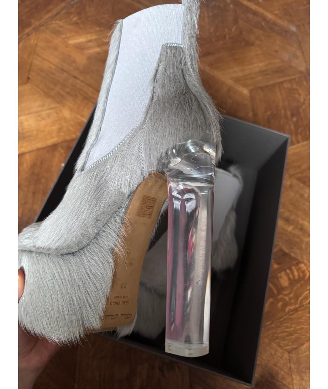 RICK OWENS Серые ботинки, фото 3