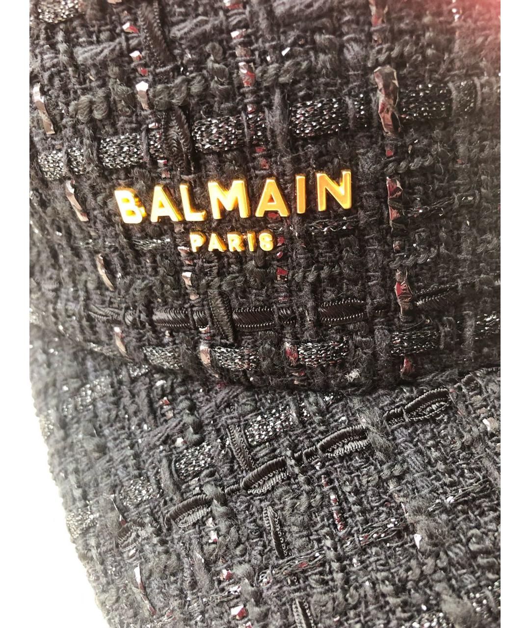 BALMAIN Черная кепка, фото 5