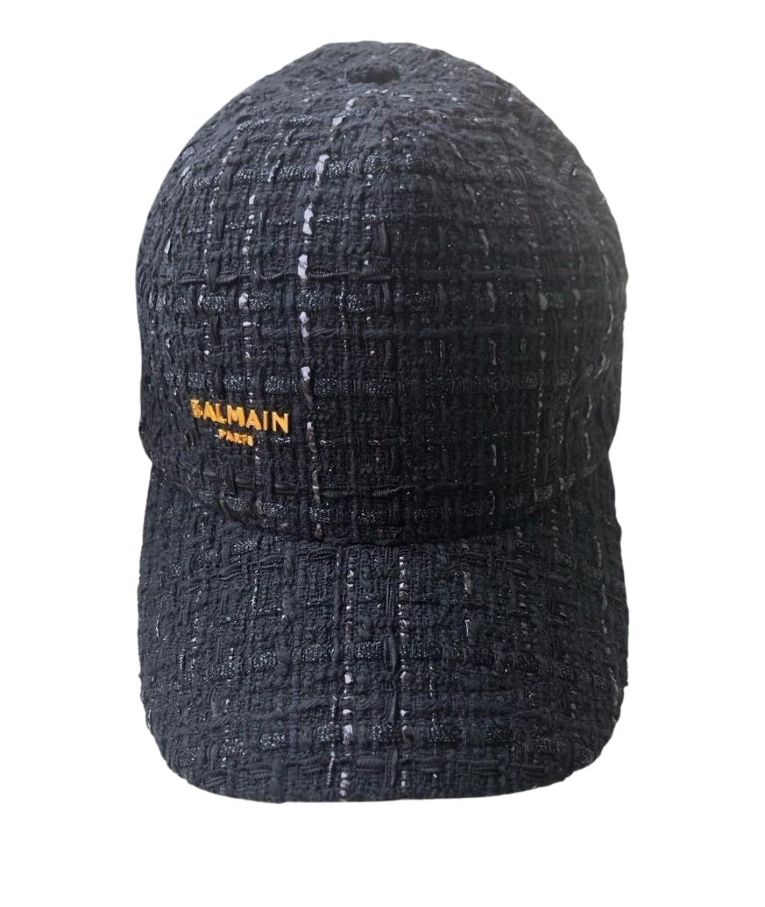 BALMAIN Черная кепка, фото 1