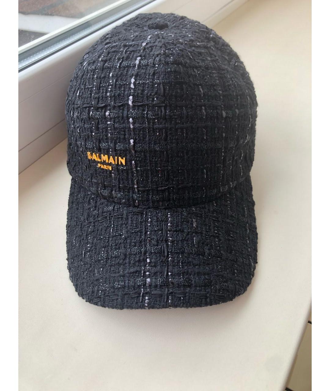 BALMAIN Черная кепка, фото 6