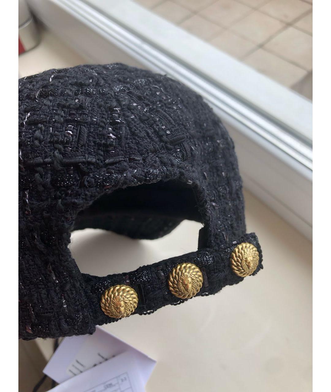 BALMAIN Черная кепка, фото 3