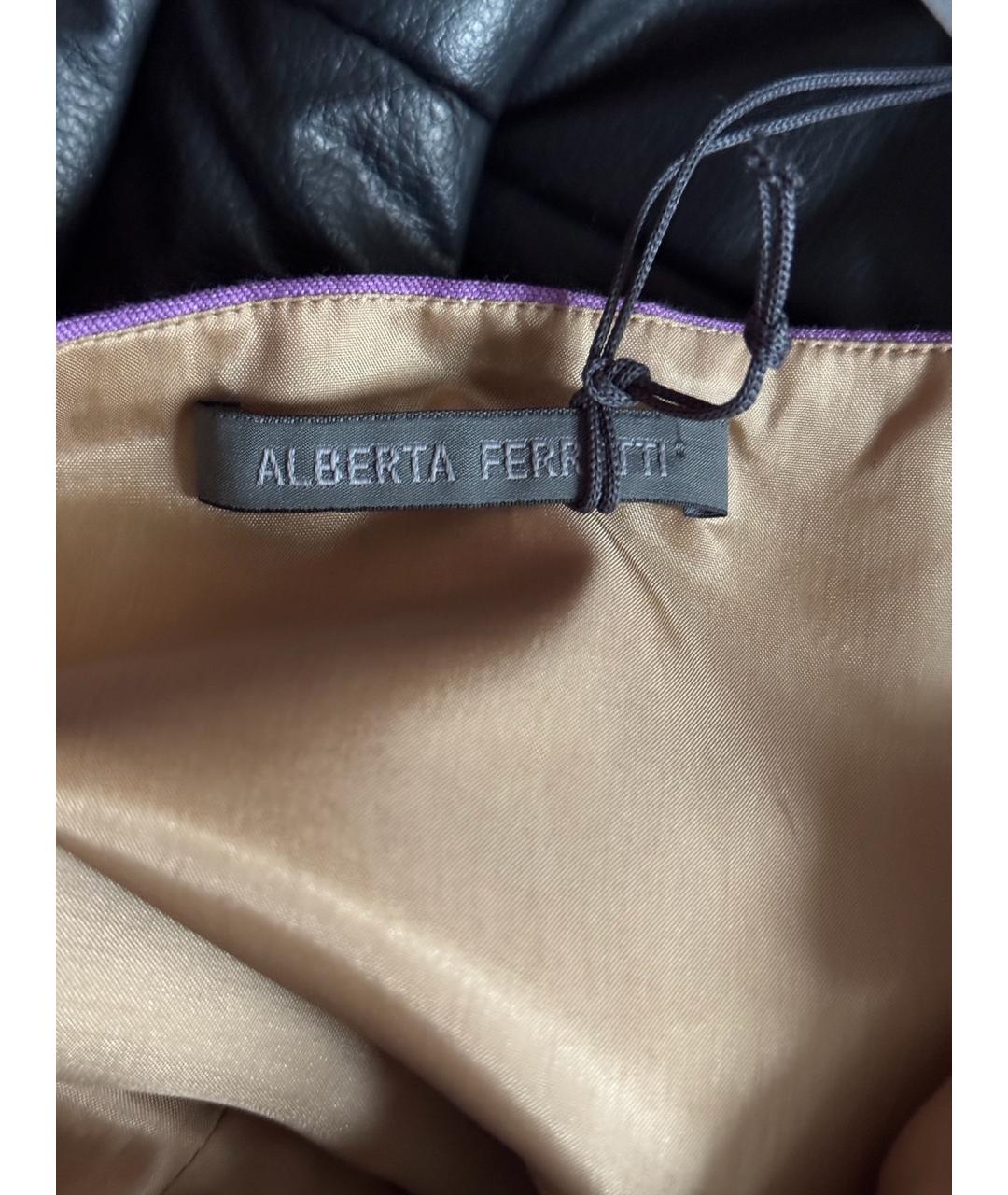 ALBERTA FERRETTI Мульти шелковая майка, фото 5