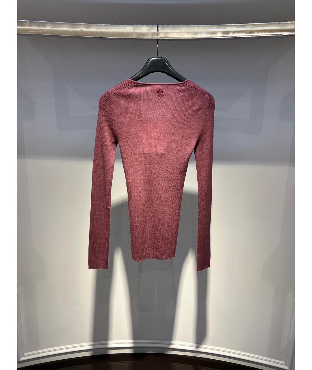 CHLOE Бордовый джемпер / свитер, фото 3