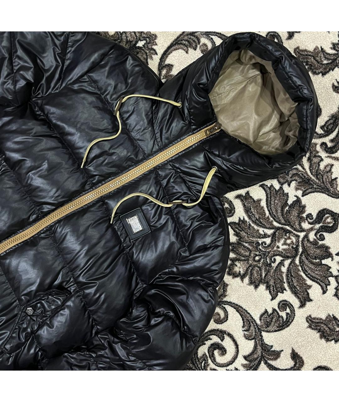 PHILIPP PLEIN Черный полиэстеровый пуховик, фото 5