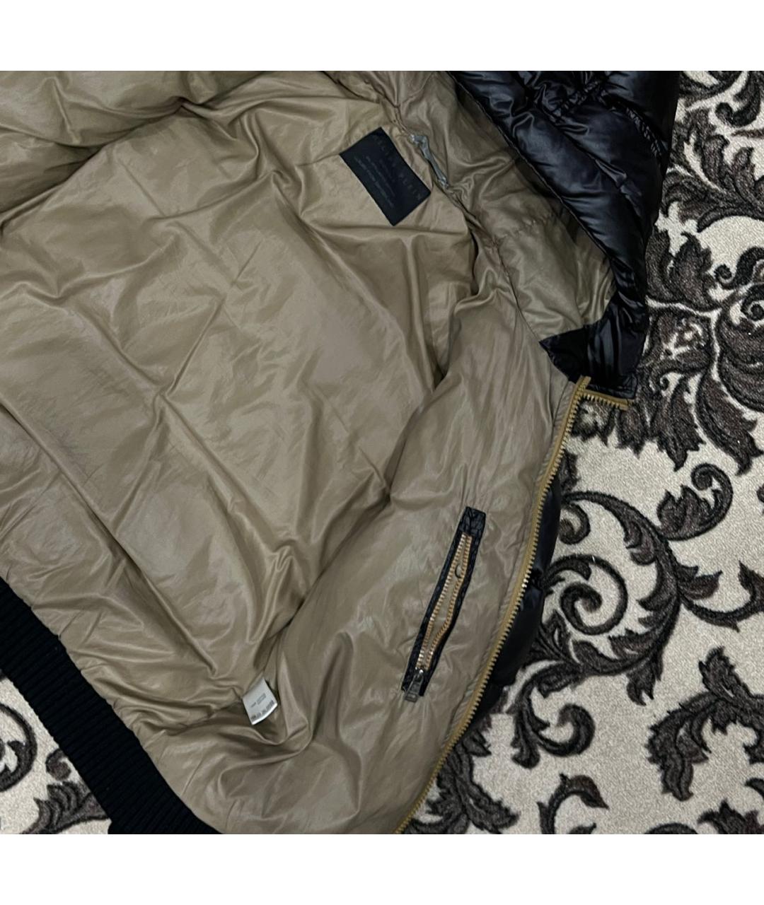 PHILIPP PLEIN Черный полиэстеровый пуховик, фото 3