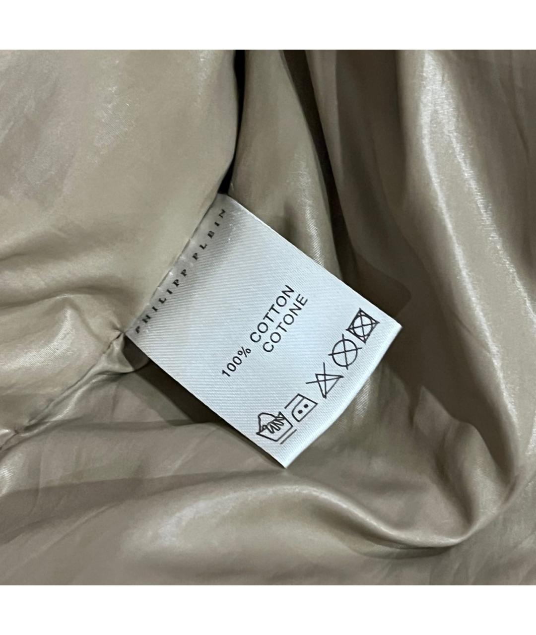 PHILIPP PLEIN Черный полиэстеровый пуховик, фото 6