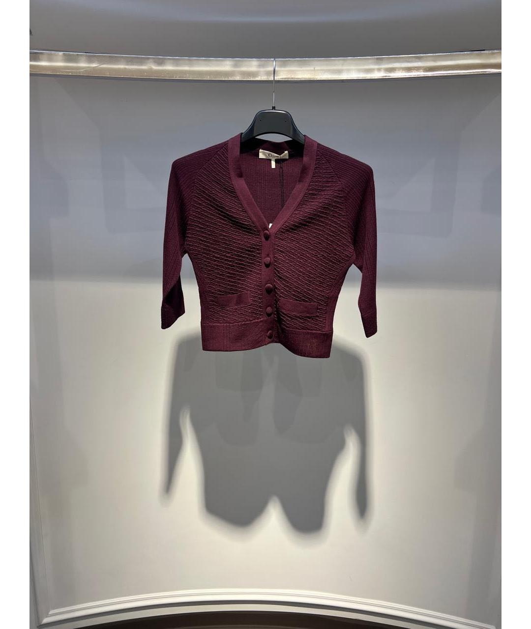 CHLOE Бордовый кардиган, фото 2