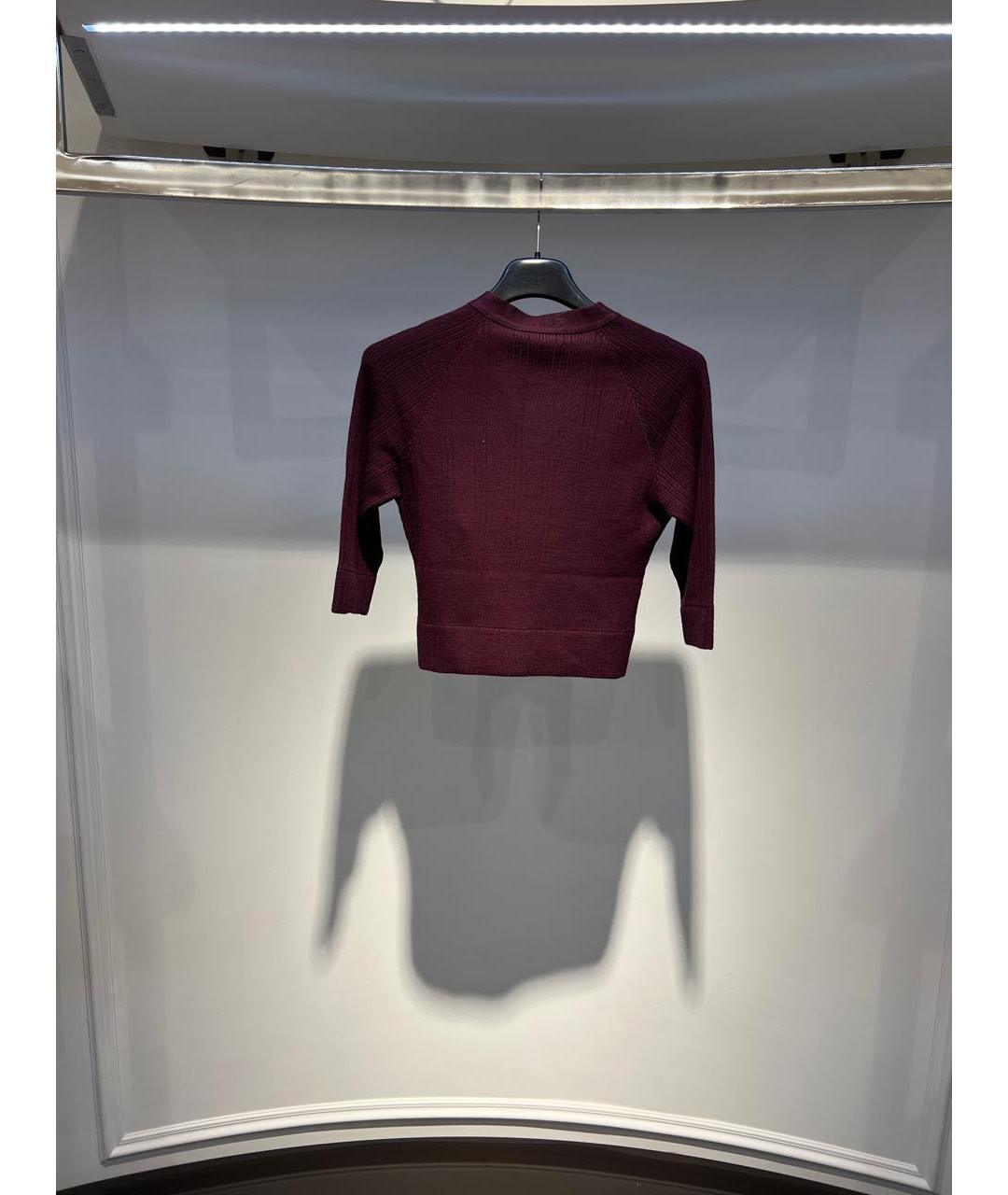 CHLOE Бордовый кардиган, фото 3