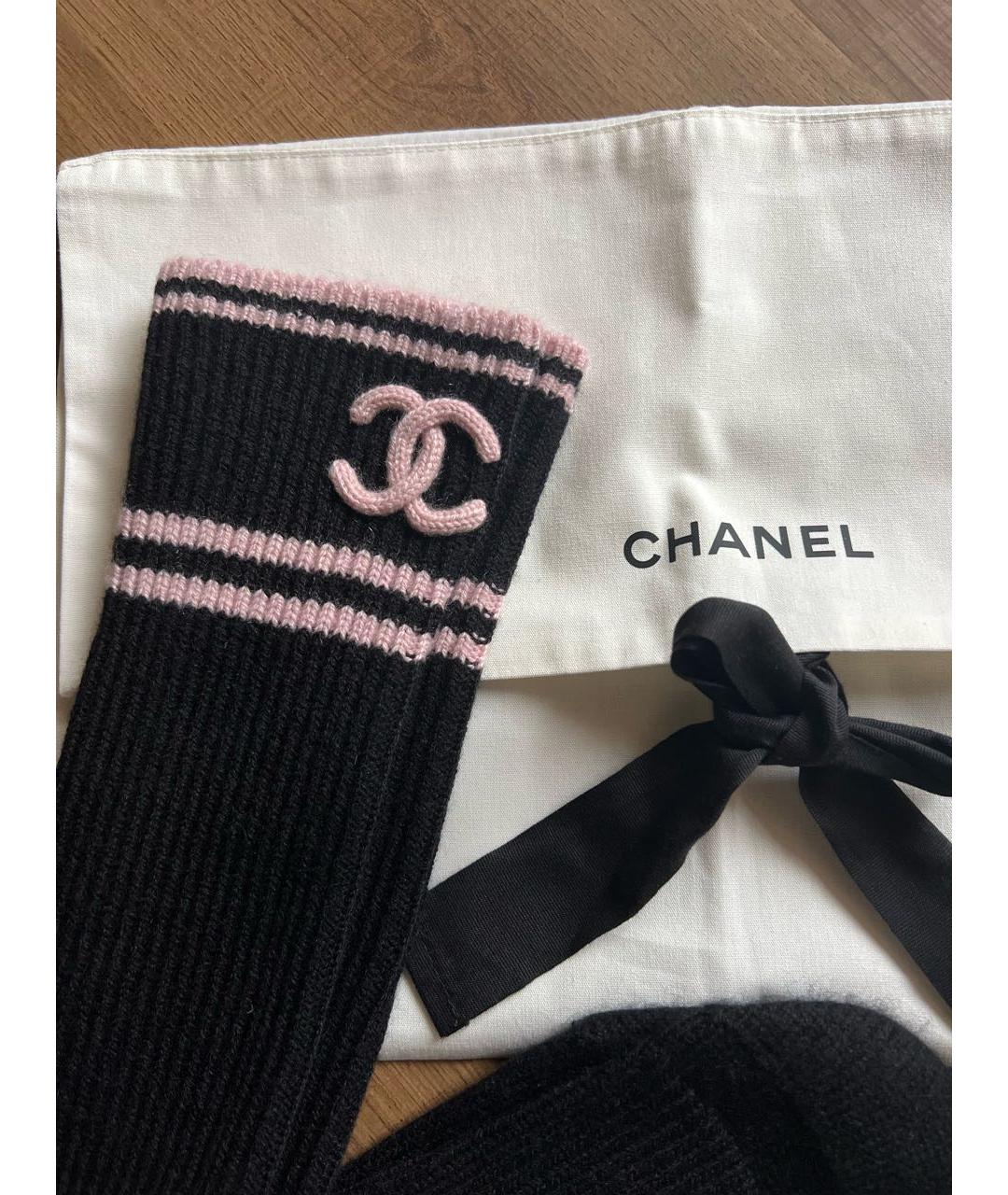 CHANEL Черные носки, чулки и колготы, фото 3