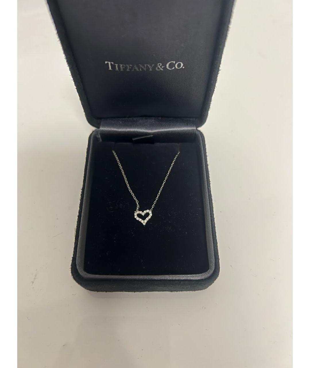 TIFFANY&CO Серебряное платиновое колье, фото 3