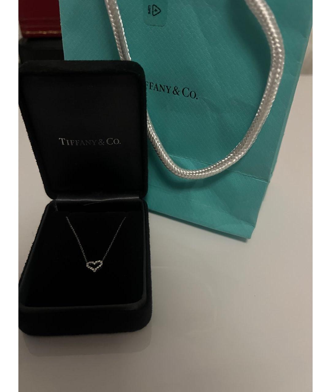 TIFFANY&CO Серебряное платиновое колье, фото 2