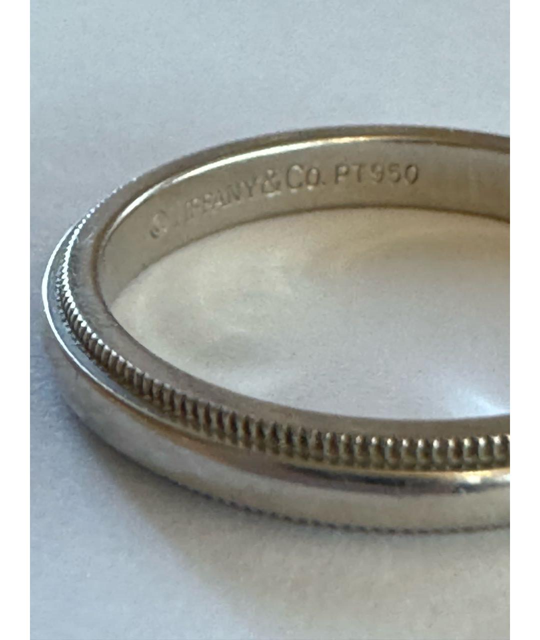 TIFFANY&CO Серебряное платиновое кольцо, фото 4