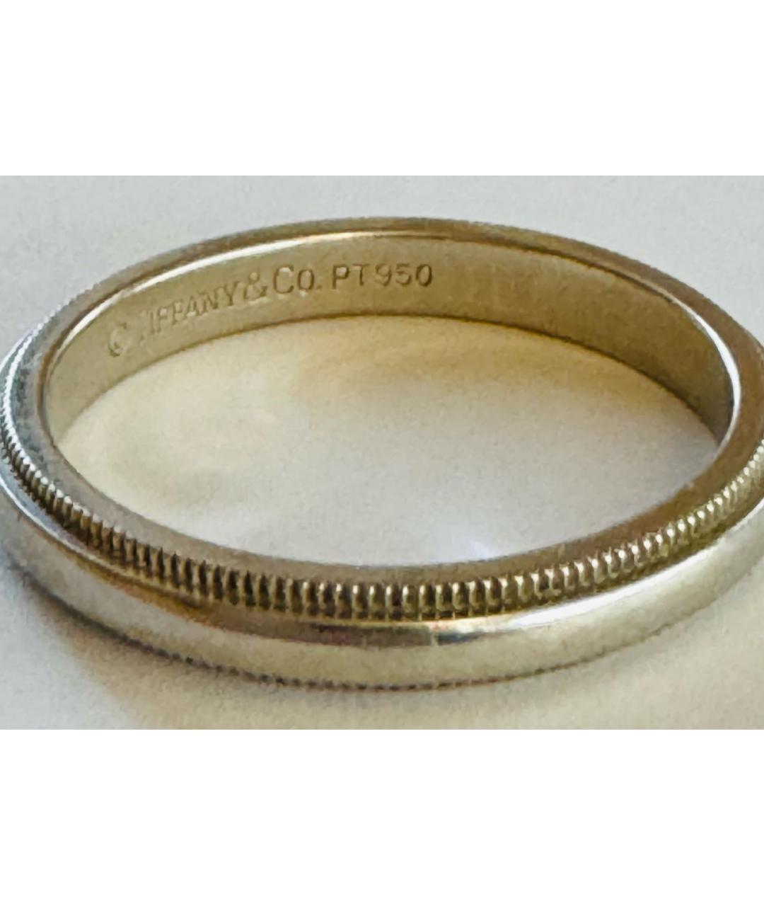 TIFFANY&CO Серебряное платиновое кольцо, фото 3