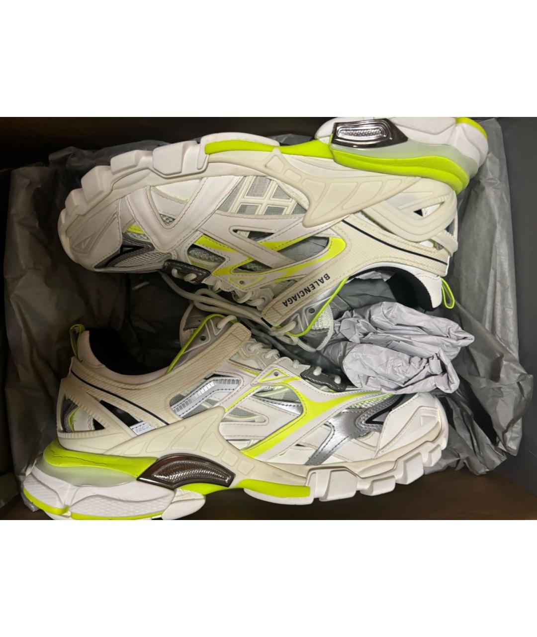 BALENCIAGA Мульти кожаные кроссовки, фото 4