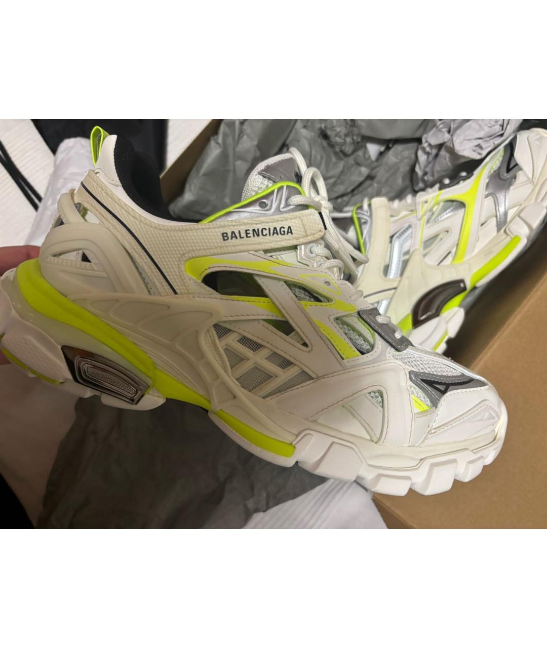 BALENCIAGA Мульти кожаные кроссовки, фото 9