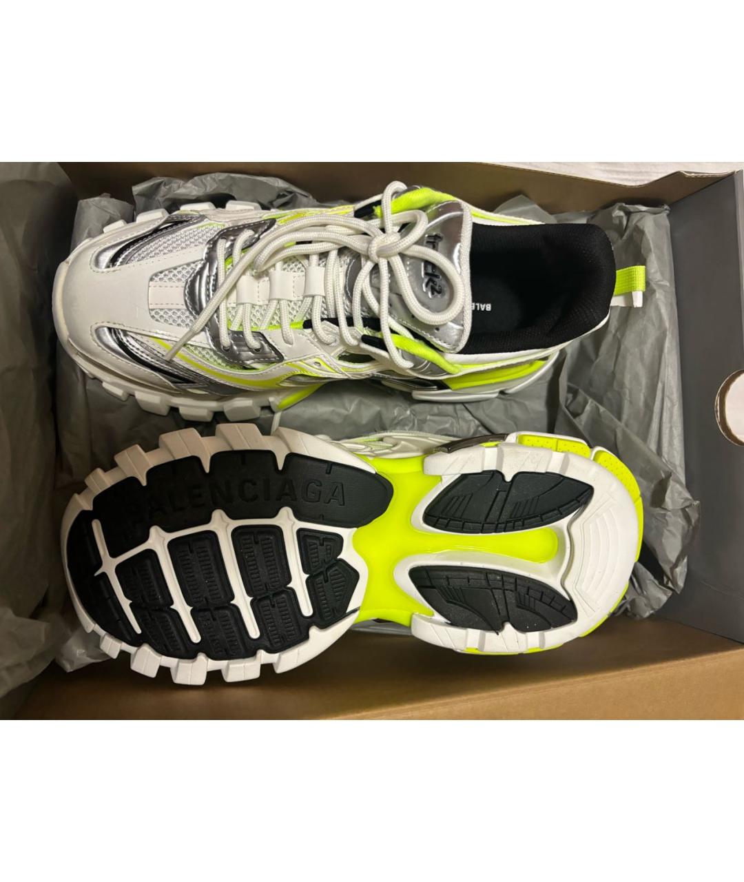 BALENCIAGA Мульти кожаные кроссовки, фото 5