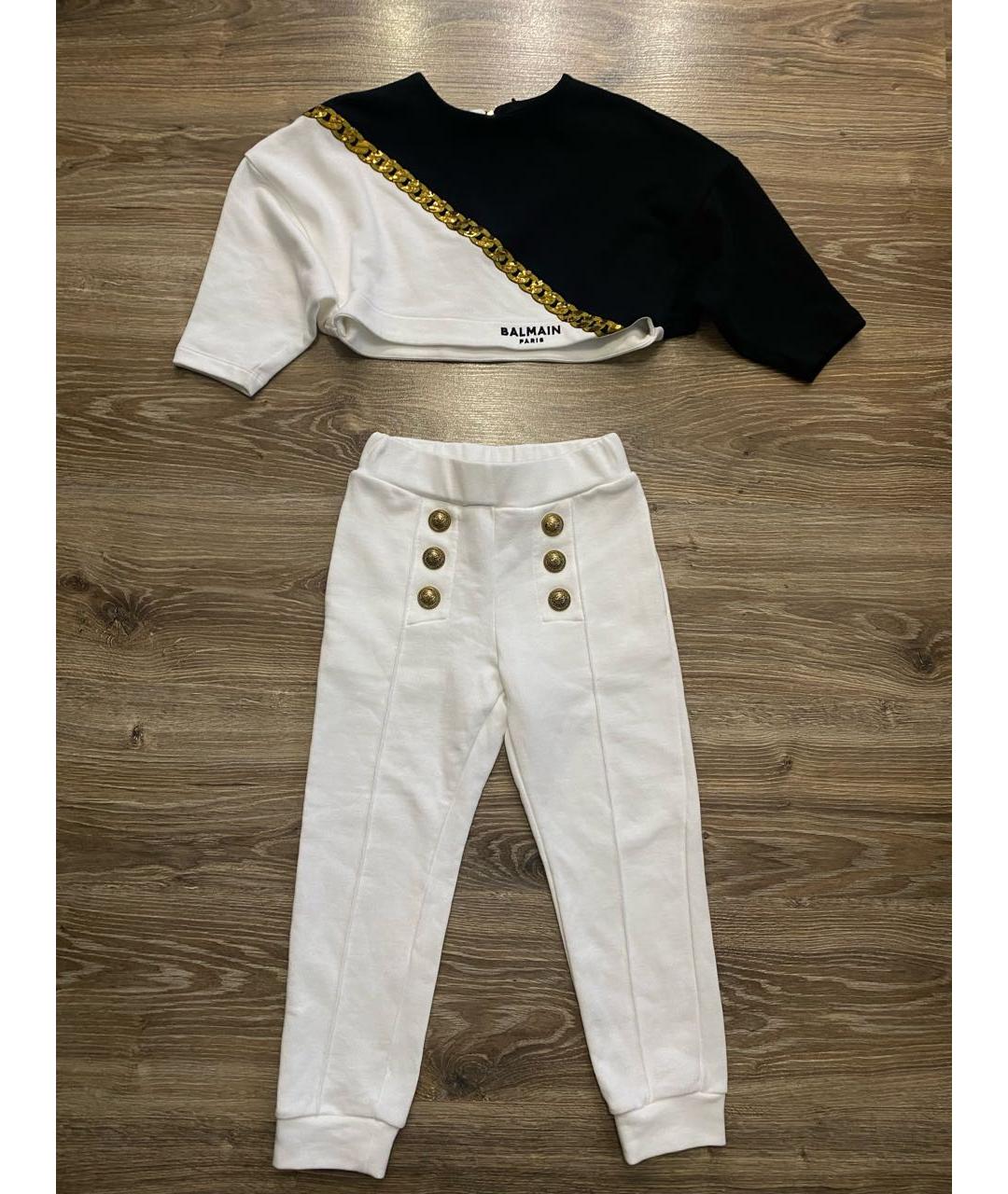 BALMAIN Белый хлопковый комплект, фото 9