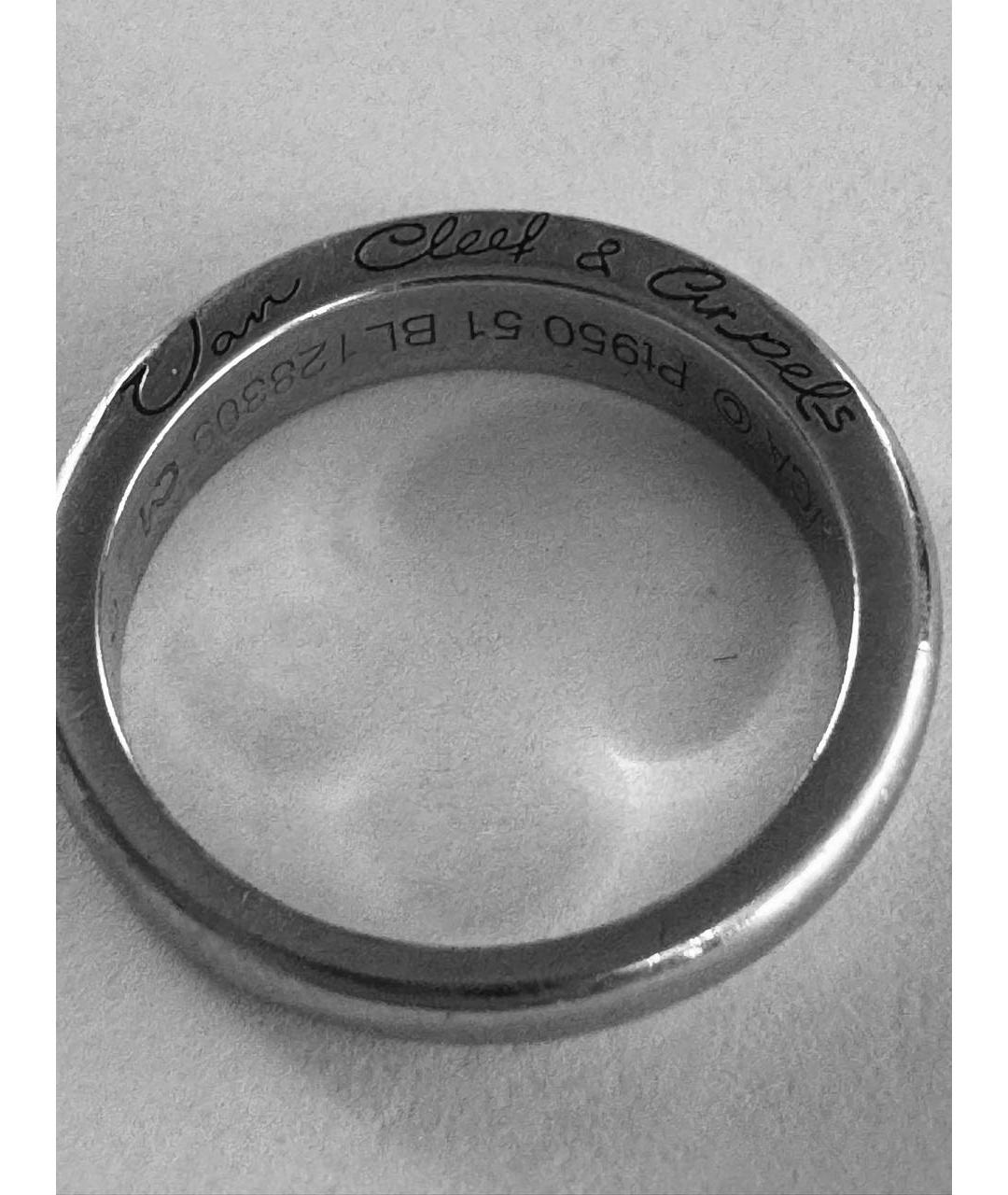 VAN CLEEF & ARPELS Серебряное платиновое кольцо, фото 3